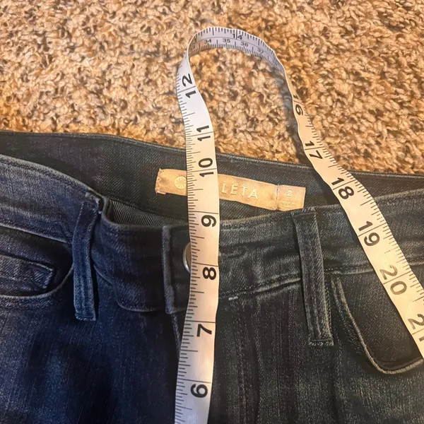 Athleta Women Size‎ 2 Black Wash Denim Straight Leg Jeans Pants - Image 4