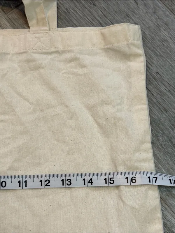 UNIQLO Large Reusable Cotton Tote Off White Japan Exclusive Bag NWT - Image 4