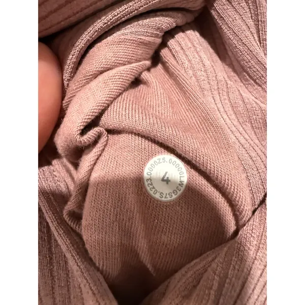 Lululemon Ribbed Softstreme Belted Wrap Robe Size 4 Twilight Rose Pink Cardigan - Image 6