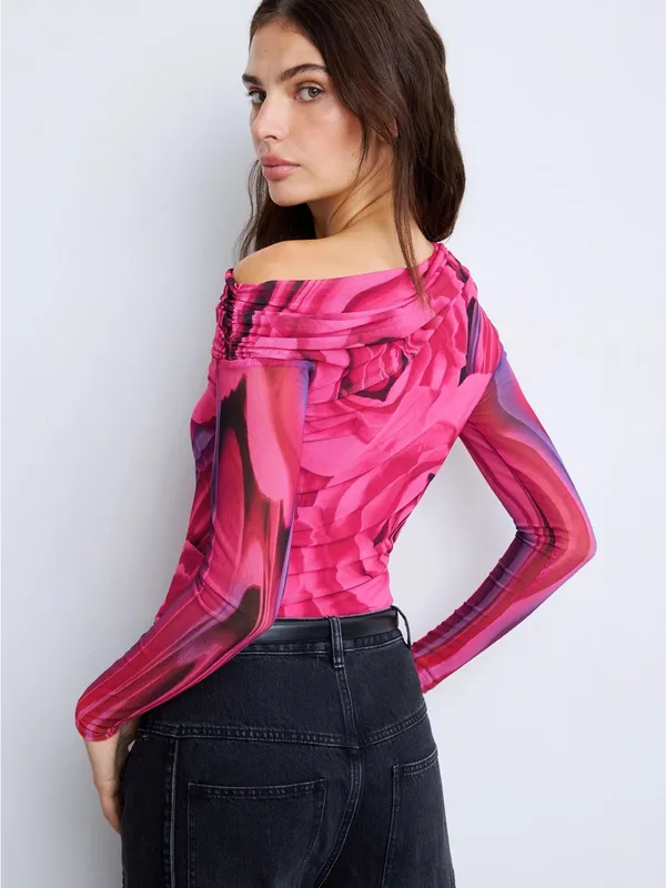AFRM Mesh Barry Top Red Size XS - Image 3