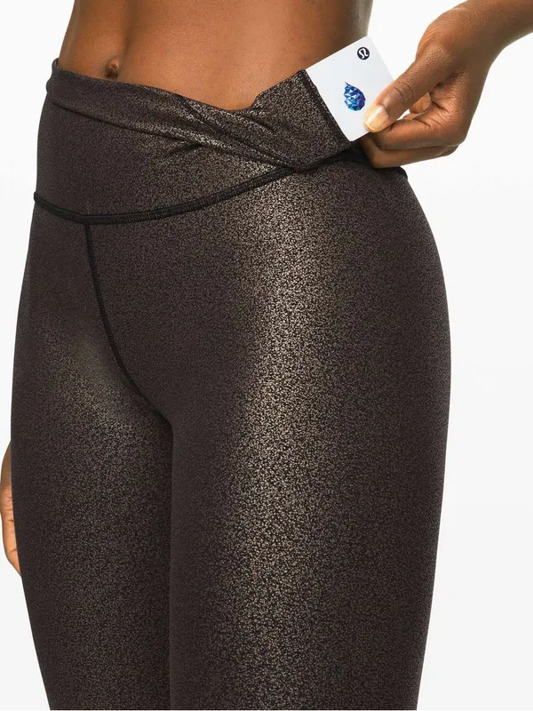 Lululemon Wunder Under High-Rise Tight *Foil 28" Luminosity Foil Print Black 4 - Image 2