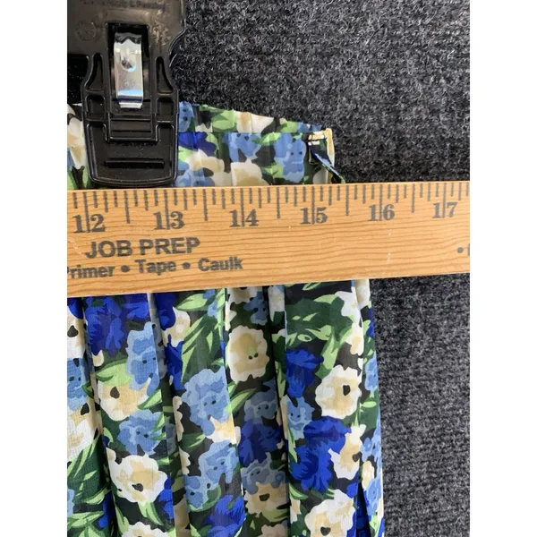 Joie By Anthropologie Maxi Skirt Belt Pull On Floral Blue Size Large NWOT - Image 5