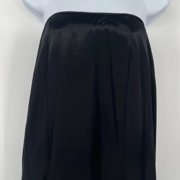 Vtg 90s Jessica McClintock Strapless Dress 4 Y2K Witchy Goth Glam Satin USA Hoco - Image 2
