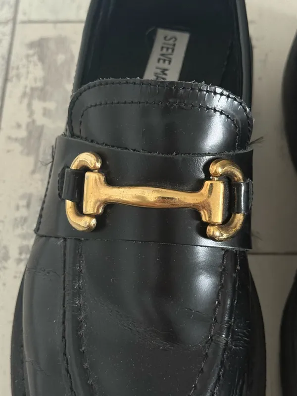 Steve Madden Loafers Platform Black - Image 3