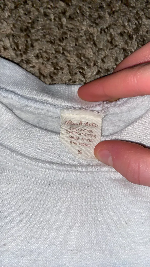Altar'd State white sweatshirt - Image 2