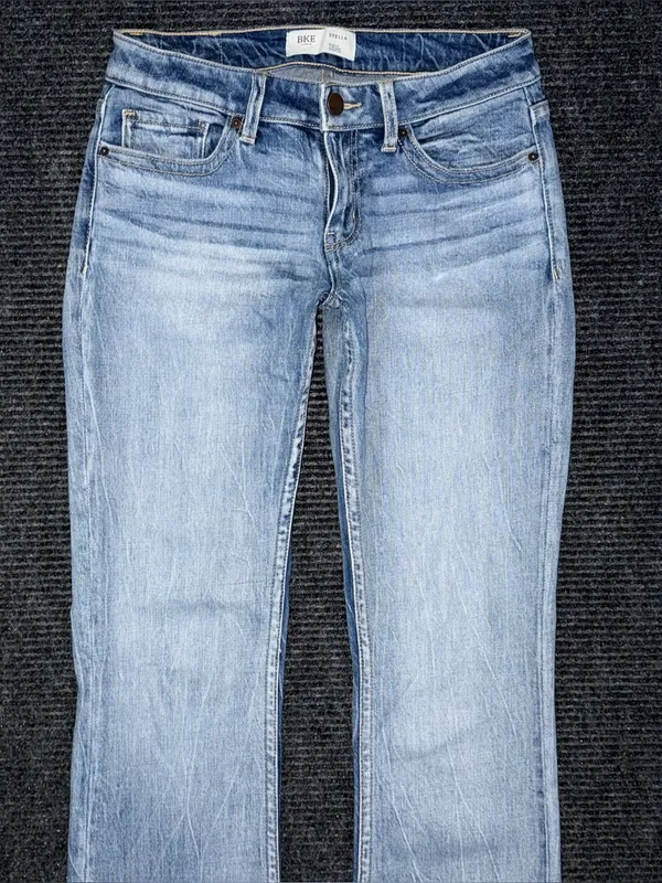 Buckle BKE Stella Slim Low Rise Bootcut Stretch Jeans Sz 26 x 33.5 LONG ABK8508L - Image 3