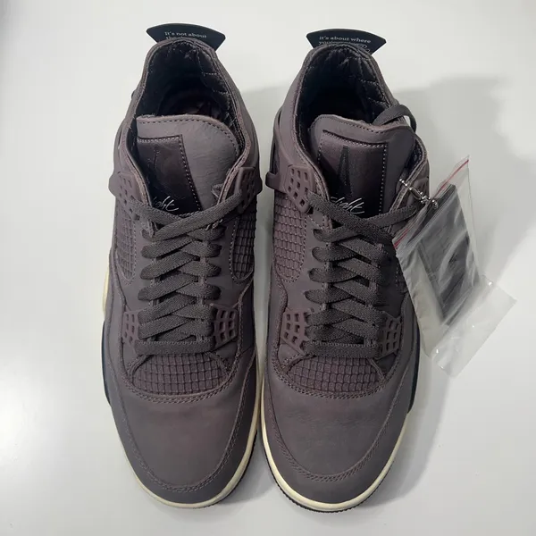 Nike Air Jordan 4 Retro X A Ma Maniére 'Violet Ore' High Top Sneakers - Image 9