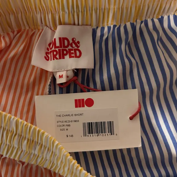 NWT Solid & Striped Charlie Button-Up Shirt & Shorts Set - Image 7