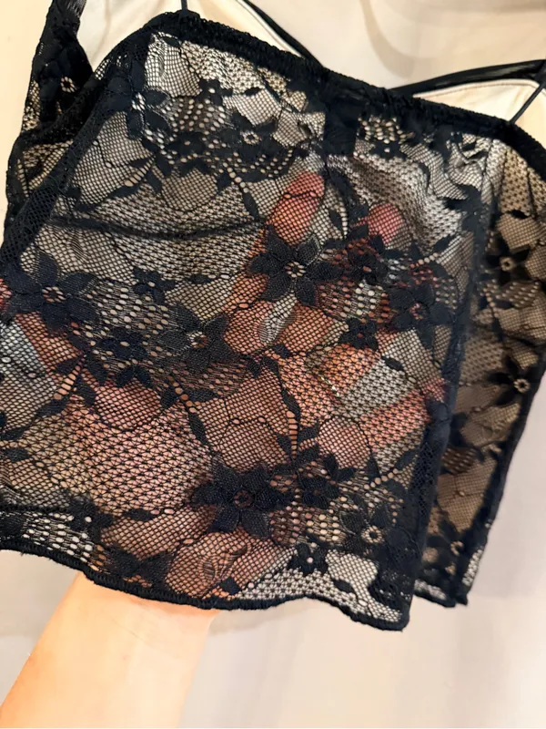 Wild Fable Black Lace Cami Top - Image 3