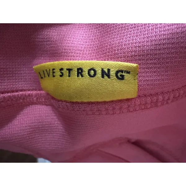 Y2K‎ Nike Therma-Fit Women's M Livestrong Hoodie Center Swoosh Kangaroo Pocket - Image 7
