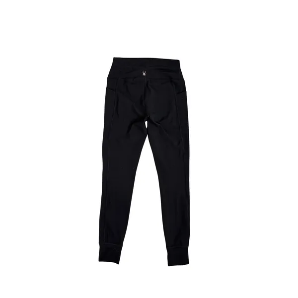 Spyder Athletic Drawstring Stretch Joggers Black Active Athleisure Size XS - Image 2