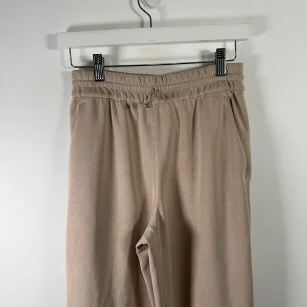 Lululemon Softstreme High Rise Relaxed Straight Leg Pant Beige Tan READ Womens 4 - Image 3