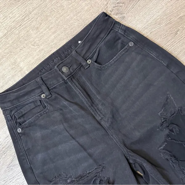•AMERICAN EAGLE• DISTRESSED MOM JEANS - Image 6