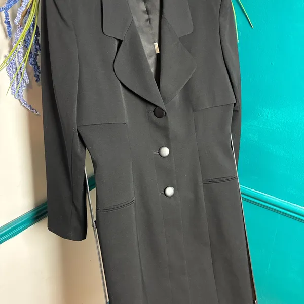 Tahari Black Tailored coat dress - Image 2