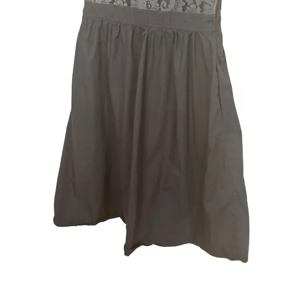 eShakti Navy Blue Lace Fit and Flare Dress Cap Sleeve Size 8 M HOCO Event‎ - Image 5