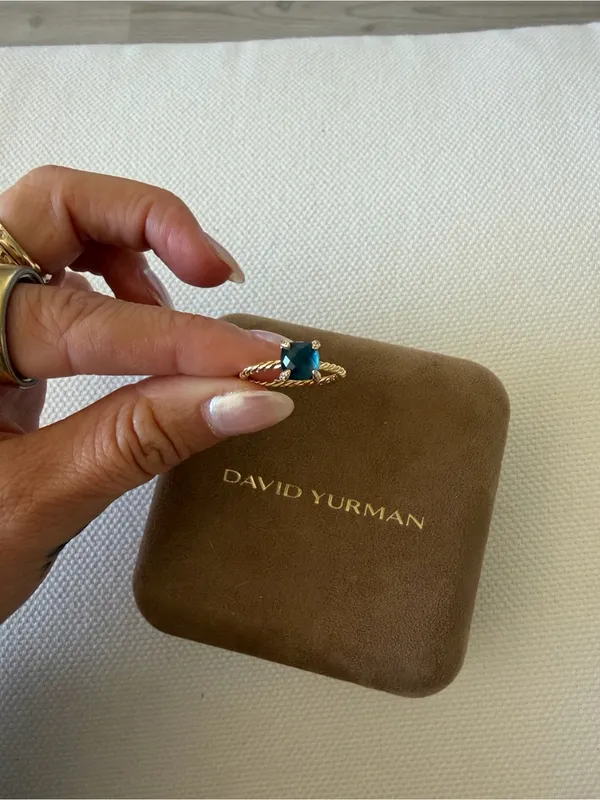 David Yurman CHATELAINE® RING in Blue Topaz - Image 2
