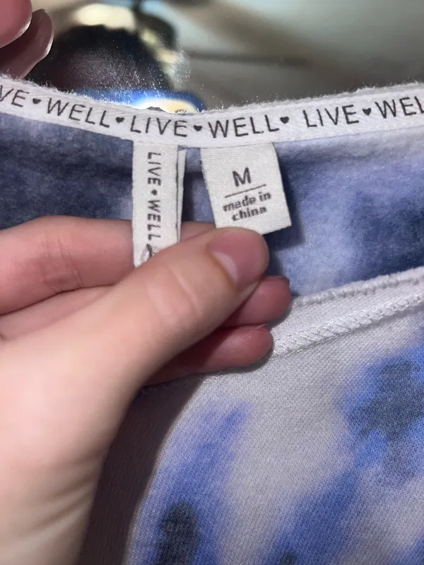 Live well sweatshirt Blue Size M - Image 2