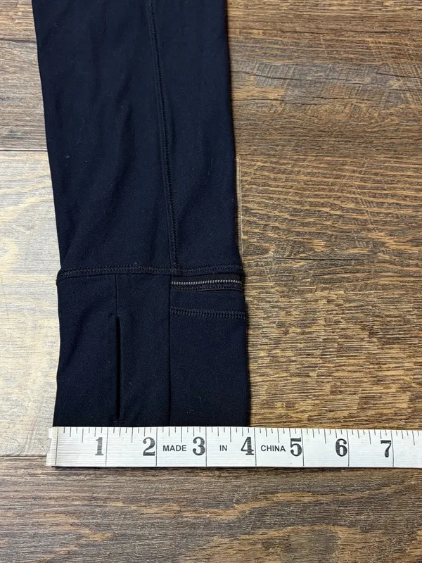 Lululemon Fresh Tracks 1/2 Zip Pullover Top Women's 10 Black Running Jacket Soft - Image 9