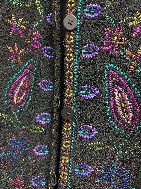 Embroidered jacket Gray Size M - Image 6
