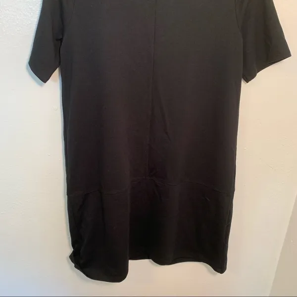 Abercrombie & Fitch Women's Size Medium Short Sleeve Ponte Shift Dress Black - Image 10