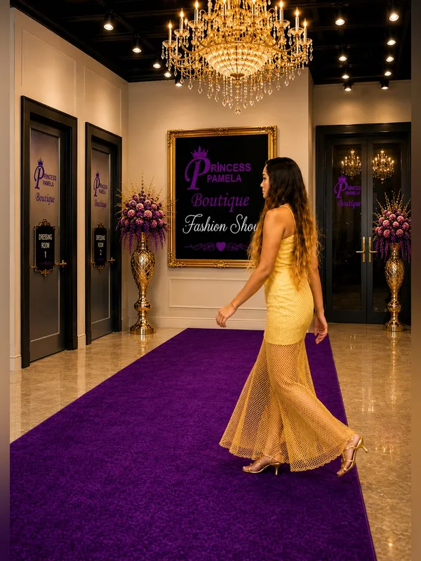Yellow Mesh Maxi Dress - Image 5