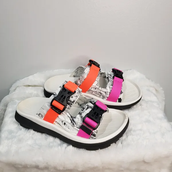 Merrell Hut Ultra Wrap Sandals Womens 7 Sport Slides Comfort Outdoor - Image 3