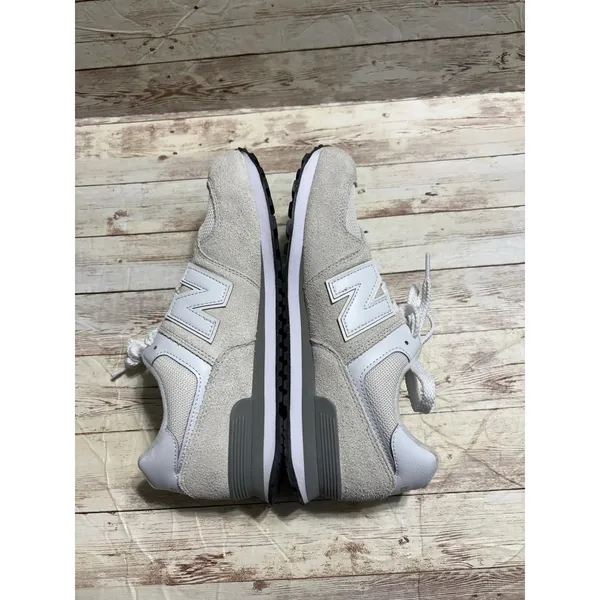 New Balance 574 Sneakers Women's Size 7 White Gray Shoes New - Image 6