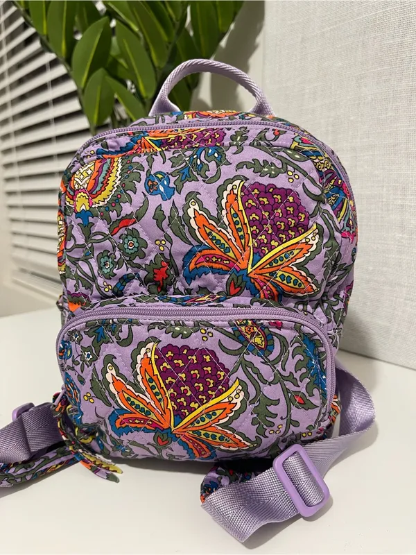VERA BRADLEY mini banbury marrakesh Floral Mini Backpack Women Bags - Image 5