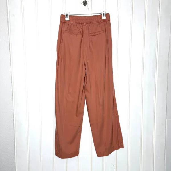 Madewell Neale Straight-Leg Pant Drapeweave Dried Rose High Rise Sz 6 859 - Image 12