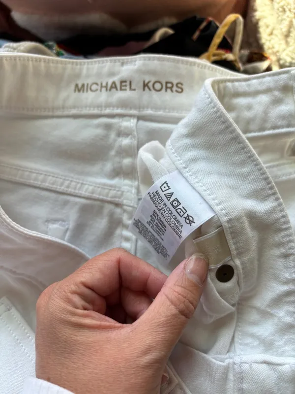 MK Michael Kors White Jeans - Image 10