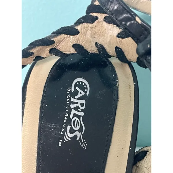 CARLOS BY CARLOS‎ SANTANA Women's Elle Heeled Sandals Shoes Size8.5 S-383 - Image 2