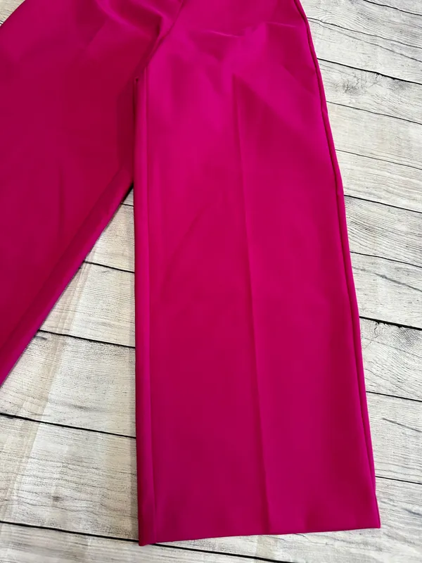 Wide Leg Cropped Dress Pants - Image 5
