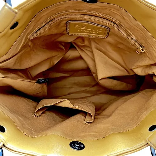 Relic Brand Mustard Yellow Quilted Tote Bag‎ with Lock Detail - Image 6