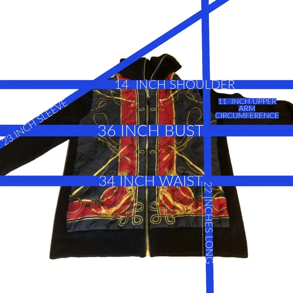 Vtg 1990'S Lauren Ralph Lauren Equestrian Bishop Silk & Wool Zipper Cardigan (M) - Image 11