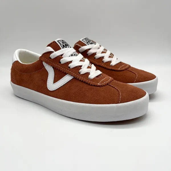 Vans Old Skool Suede Sneakers Brown White Unisex Men’s 5.5 Women’s 7 New - Image 3