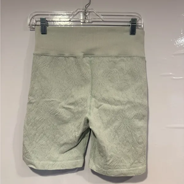 Light blue‎ floral aerie offline biker shorts - Image 4