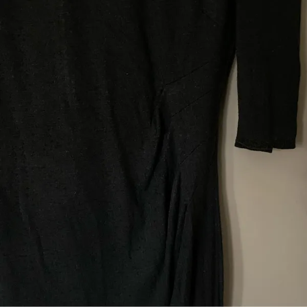 Trina Turk Grey Fitted Ruched Knee Length Sheath Classic Dress Size 6 - Image 4