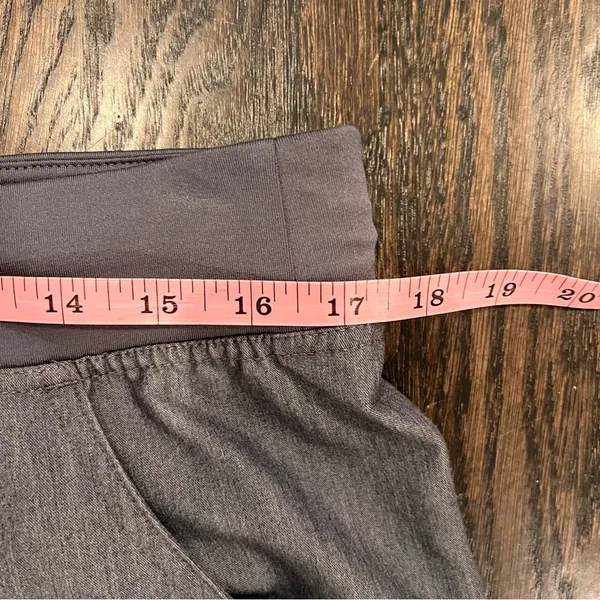 Figs Gray Kade Cargo Joggers with Teal Drawstring - Image 5