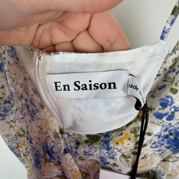 NWT En Saison Floral Midi Slip Dress Medium Cottage‎ Feminine Wedding Romantic - Image 11