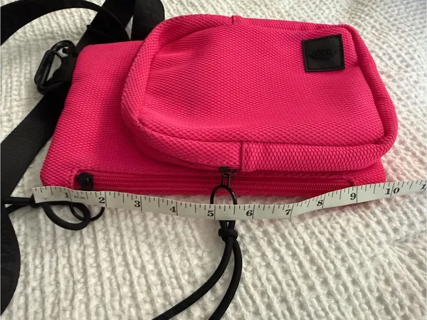 Free People Movement Traveling Pocket Crossbody Bag Hot Pink Athleisure Hiking - Image 8