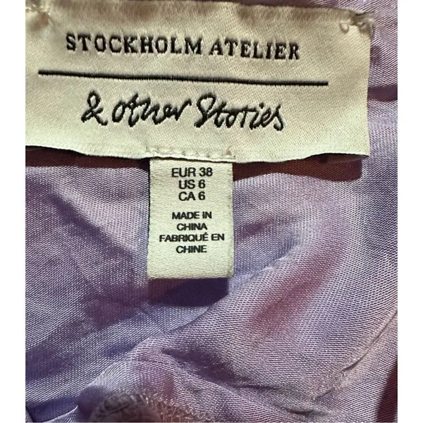 STOCKHOLM ATELIER & other stories lavender purple silky camisole as 6‎ - Image 3