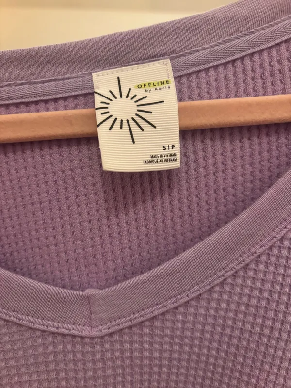 OFFLINE by Aerie Top Waffle - Image 3