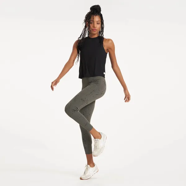 Vuori STRIDE LEGGING Oregano Splatter Size Small Activewear Athletic Athleisure - Image 9