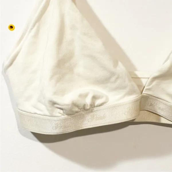 Victoria’s Secret Pink White Seamless‎ V Neck Bralette Size XL - Image 2