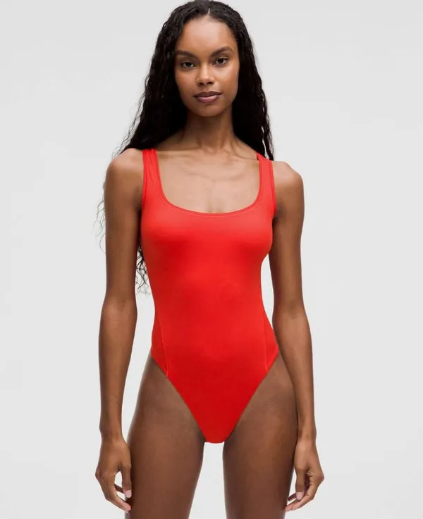 Lululemon Wundermost Ultra-Soft Nulu Square-Neck Sleeveless Bodysuit - Image 2