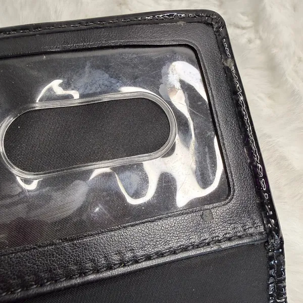 Coach Black Patent Leather Wristlet - Image 4