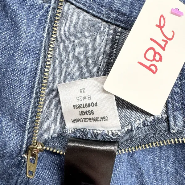 BDG Skirt Women Size 25 Blue Denim Cotton Y2K Mini‎ Streetwear Minimalist Casual - Image 4
