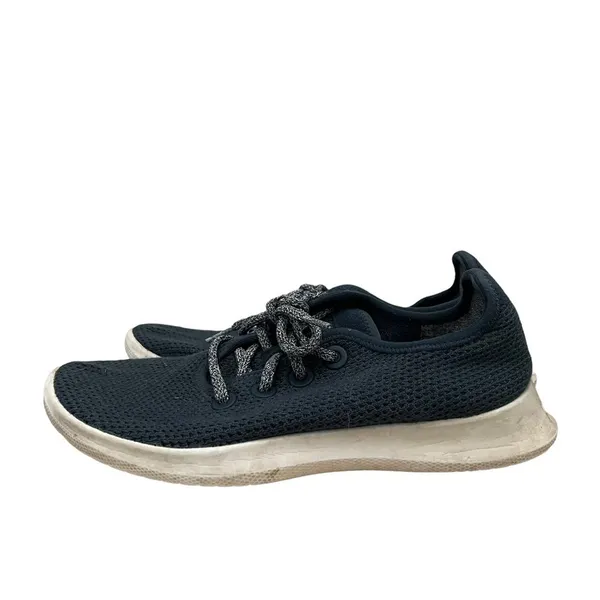 Allbirds Navy‎ Blue Knit Tree Runner Athletic Sneakers 8 - Image 2