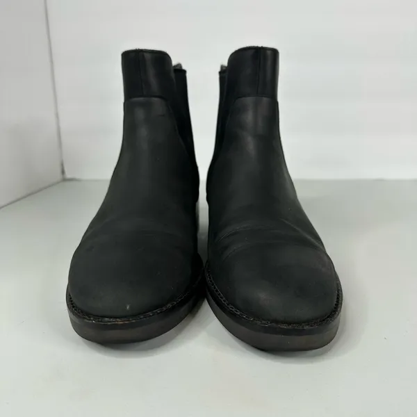 Cole Haan Womens size 6 B Reid Waterproof Leather Bootie Ankle Boot Black w22340 - Image 3