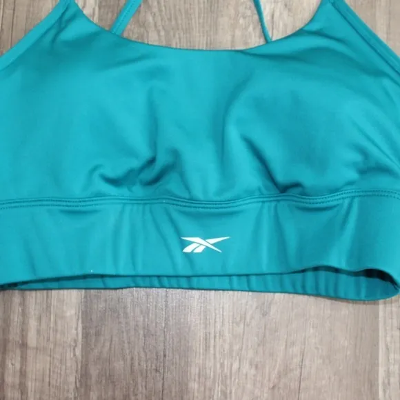 Reebok speedwick sports bra teal‎ size medium - Image 2
